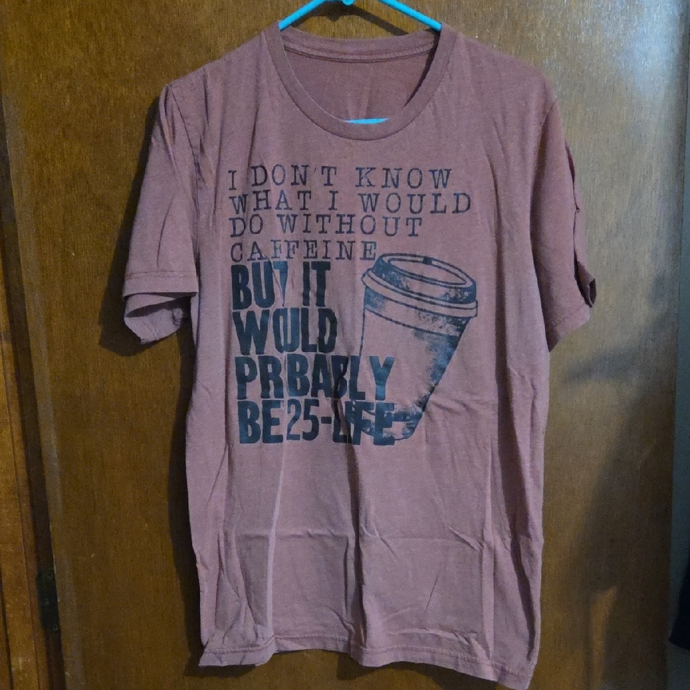Graphic Coffee Quote T-Shirt